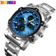 Watch Skmei 1389BU Silver-Black-Blue