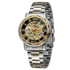 Часы  Winner 8012 Diamonds Automatic Silver-Black-Gold
