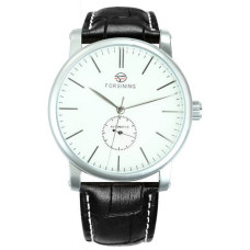 Часы  Forsining 8214 Silver-White-Black