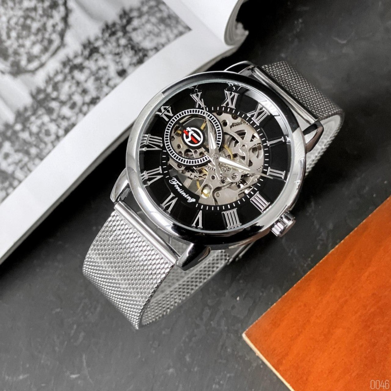 Watch Forsining 8099 All Silver