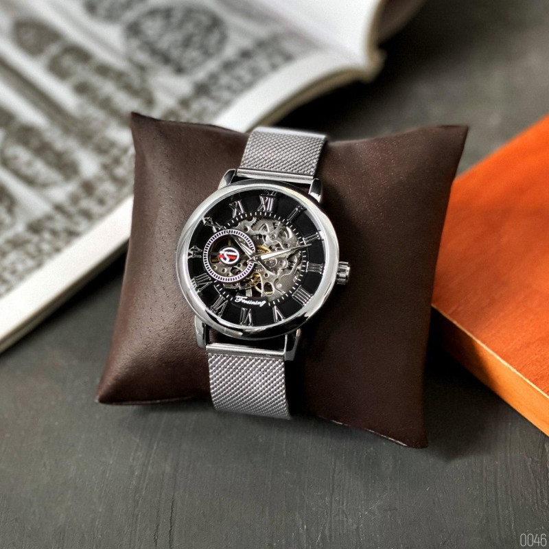 Watch Forsining 8099 All Silver