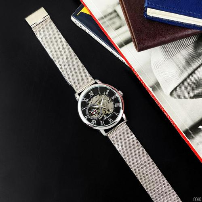 Watch Forsining 8099 All Silver