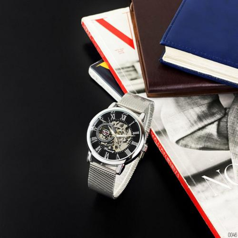 Watch Forsining 8099 All Silver