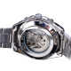 Watch Forsining 8207 Silver-Black