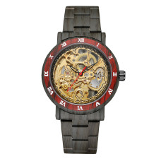 Часы  Forsining 8277 Black-Red-Gold
