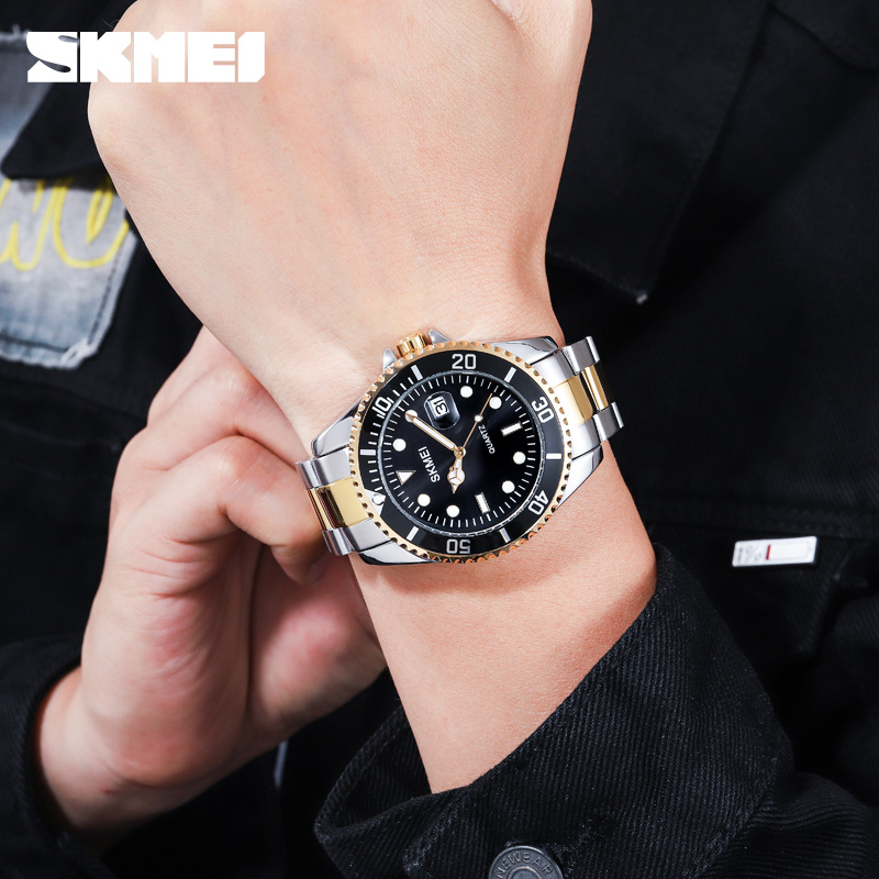 Watch Skmei 1779TGDBK Silver-Gold-Black