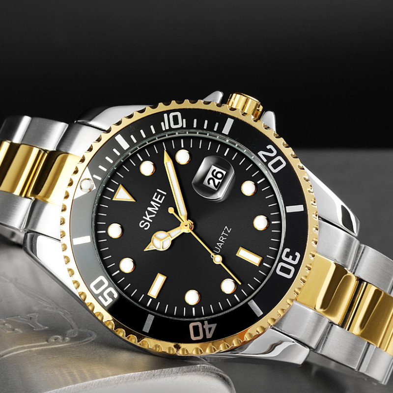 Watch Skmei 1779TGDBK Silver-Gold-Black