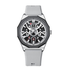 Часы  Curren 8437 Silver-White