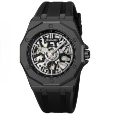Часы  Skmei M036PBK Black Steel
