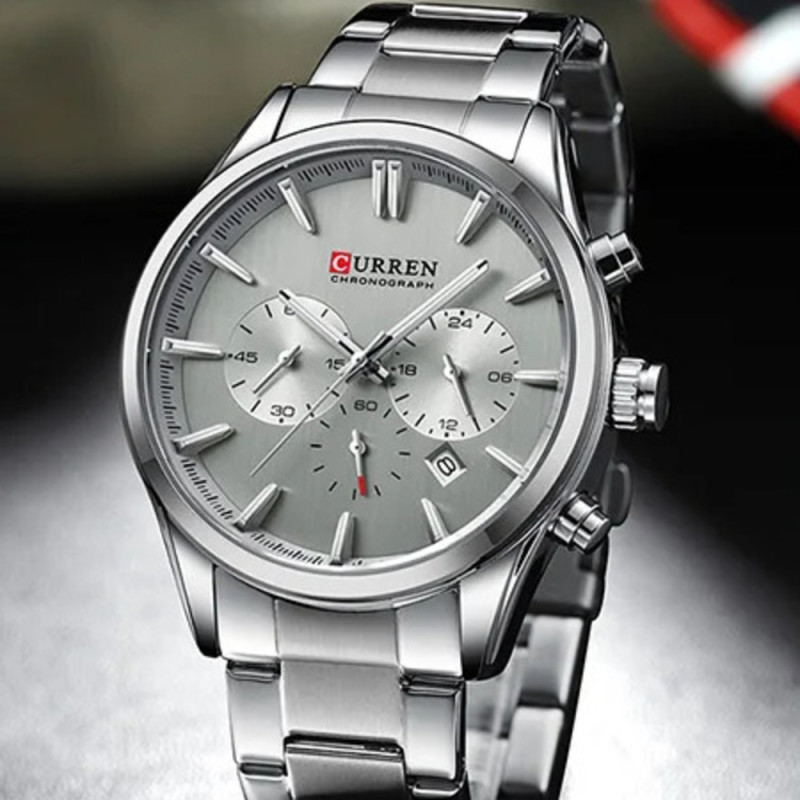 Watch Curren 8446 All Silver