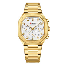 Часы  Curren 8459 Gold-White