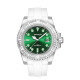 Watch Sanda 9007 White-Green