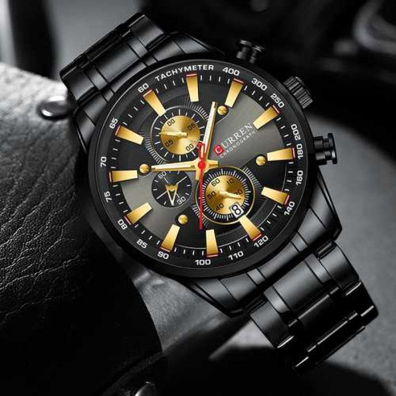 Watch Curren 8351 Black-Gold