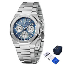 Часы  Pagani Design PD-1707 Silver-Blue