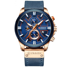 Часы  Curren 8346 Blue-Cuprum