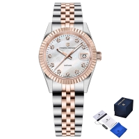 Watch Pagani Design PD-1794L Silver-Rose Gold-White