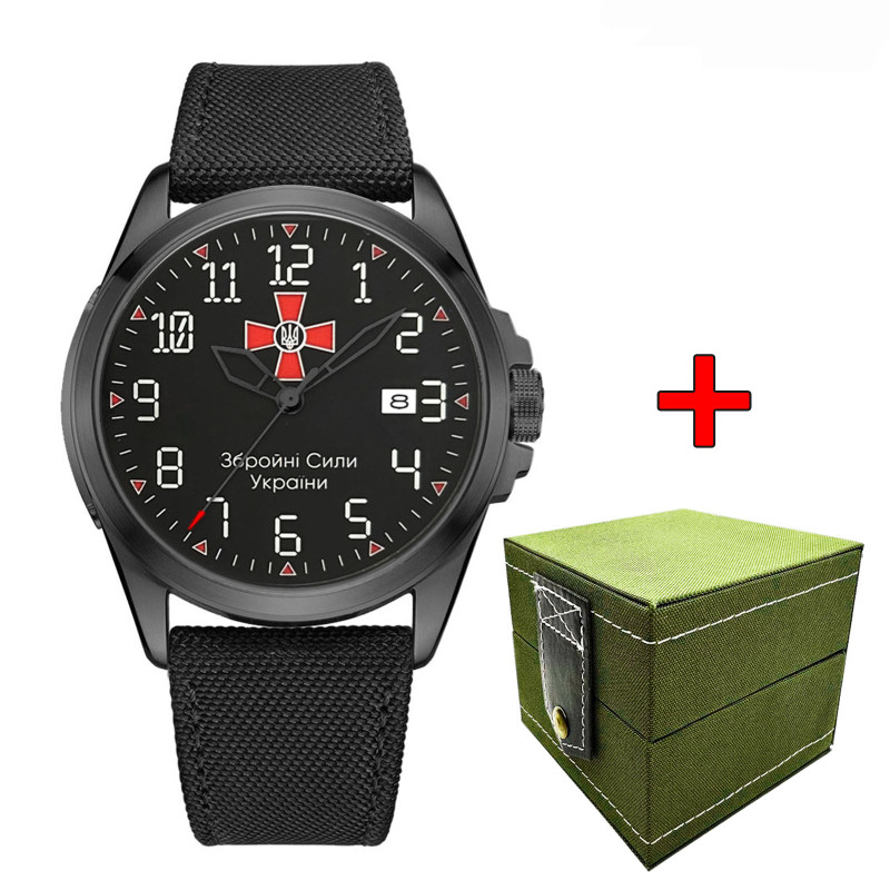 Ukrwatch Hetman 040BKBK Armed Forces of Ukraine Automatic Watch