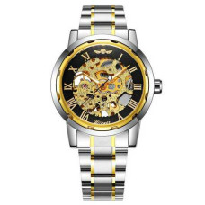 Часы  Winner 8012 Automatic Silver-Black-Gold