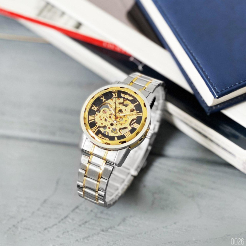 Watch Winner 8012 Automatic Silver-Black-Gold