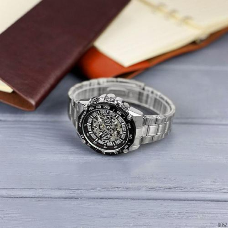 Watch Winner 8186 Big Diamonds Silver