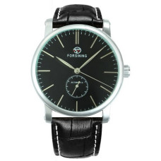Часы  Forsining 8214 Silver-Black
