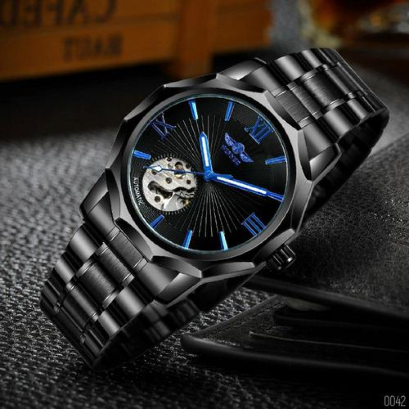 Watch Winner 8116 Black-Blue