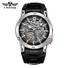 Часы  Forsining 8260 Silver-Black