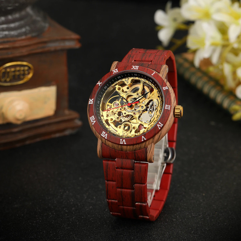 Watch Forsining 8277 Red-Gold