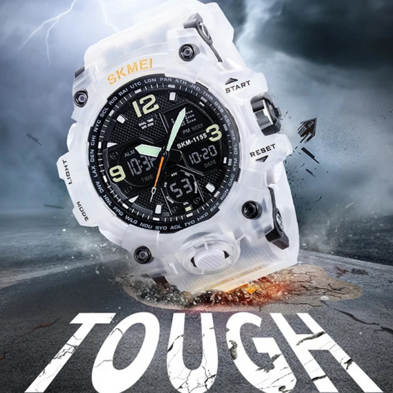 Watch Skmei 1155BWT White-Black