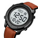 Watch Skmei 1864LBNWT Brown-White Leather