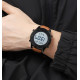 Watch Skmei 1864LBNWT Brown-White Leather