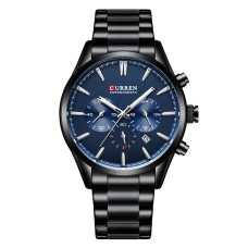Часы  Curren 8446 Black-Blue