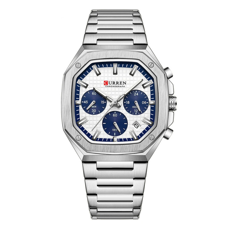 Watch Curren 8459 Silver-White