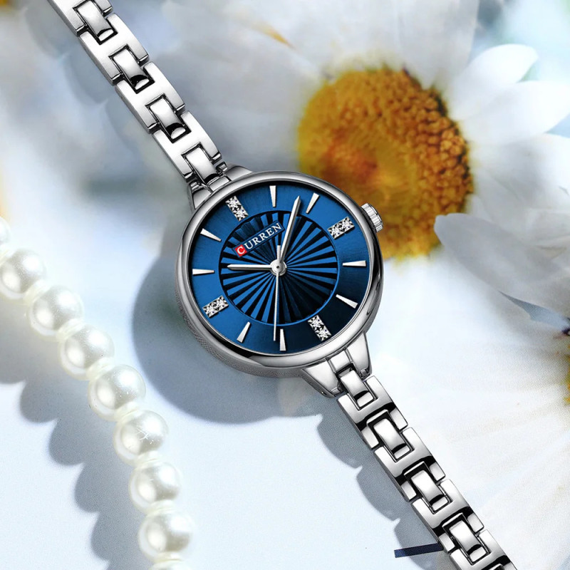 Watch Curren 9097L Silver-Blue