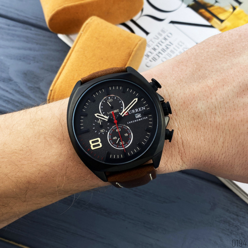 Watch Curren 8324 Black-Brown