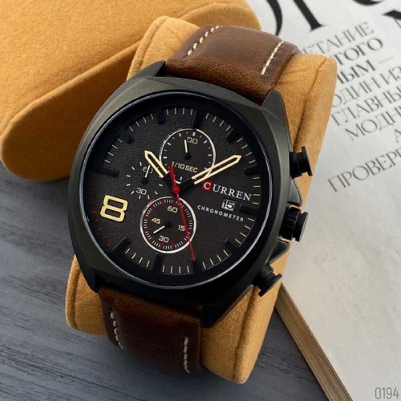 Watch Curren 8324 Black-Brown