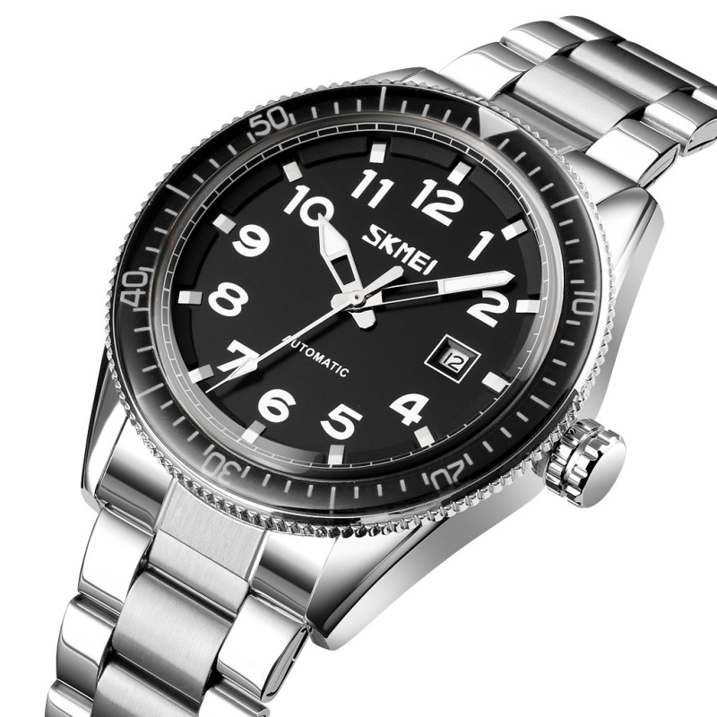 Watch Skmei 9232SSIBK Silver/Black-steel strap