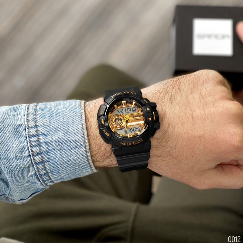 Watch Sanda 599 Black-Gold