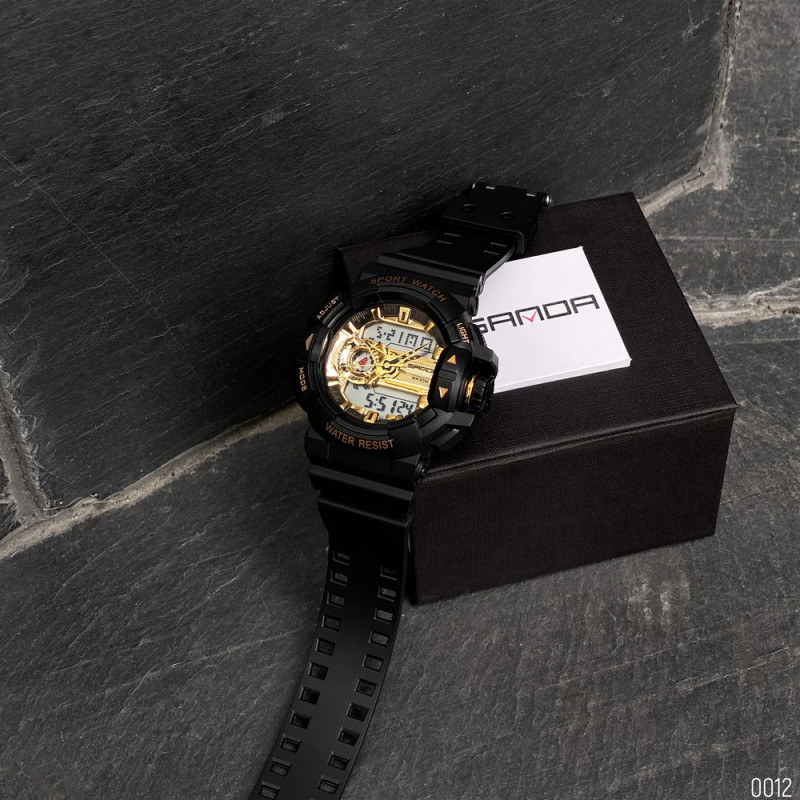 Watch Sanda 599 Black-Gold