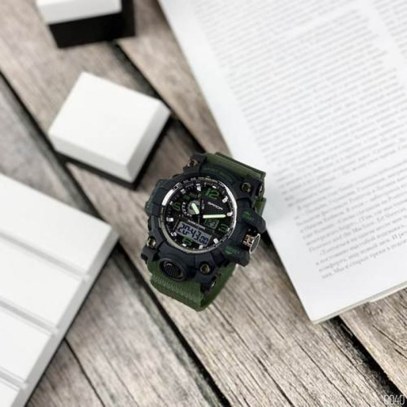 Watch Sanda 742 Green-Black