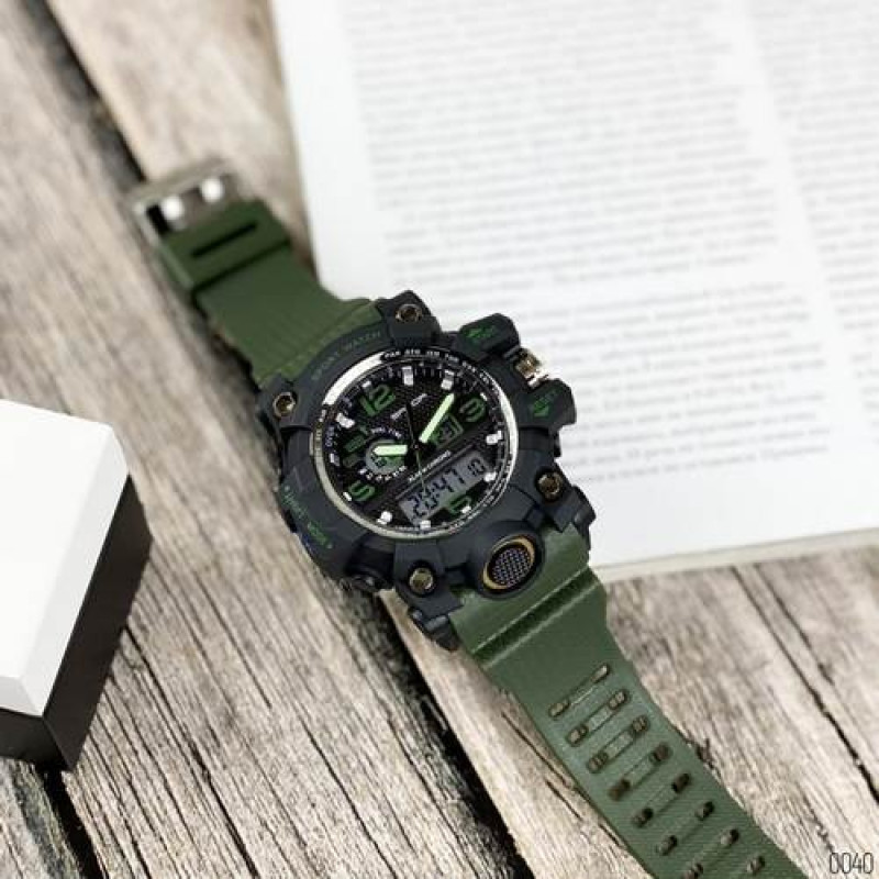 Watch Sanda 742 Green-Black