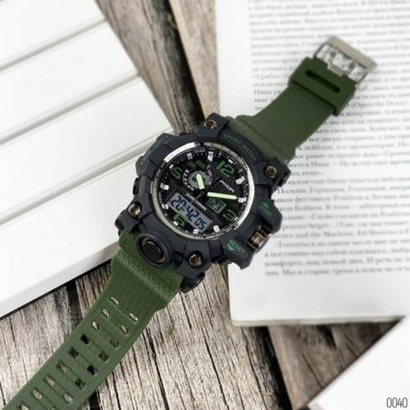 Watch Sanda 742 Green-Black