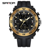 Watch Sanda 6029 Black-Gold