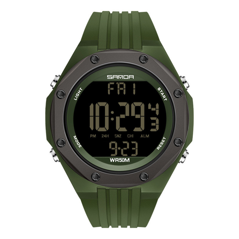 Watch Sanda 6093 Army Green