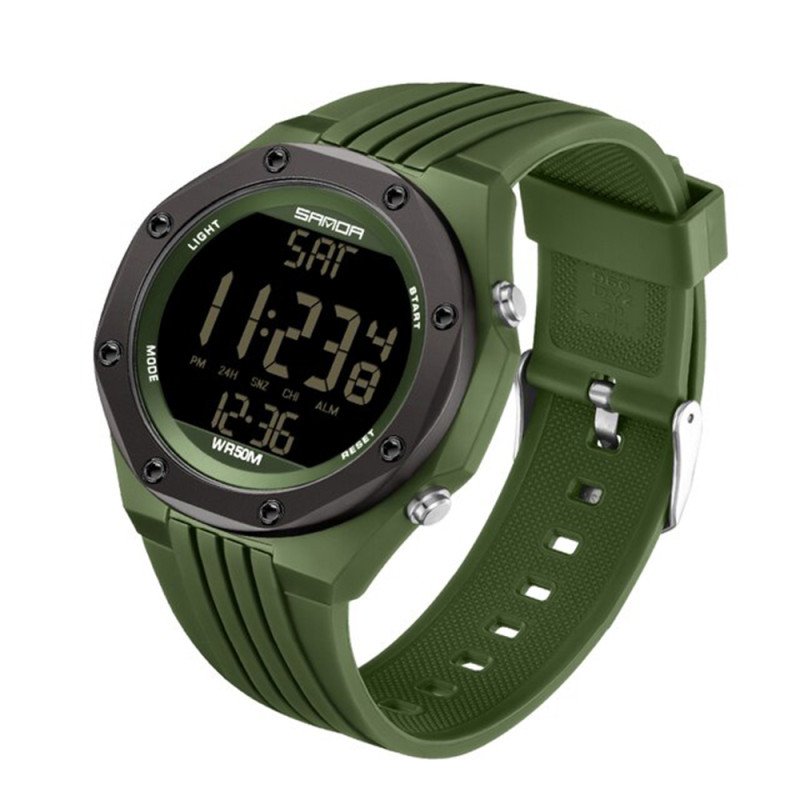 Watch Sanda 6093 Army Green