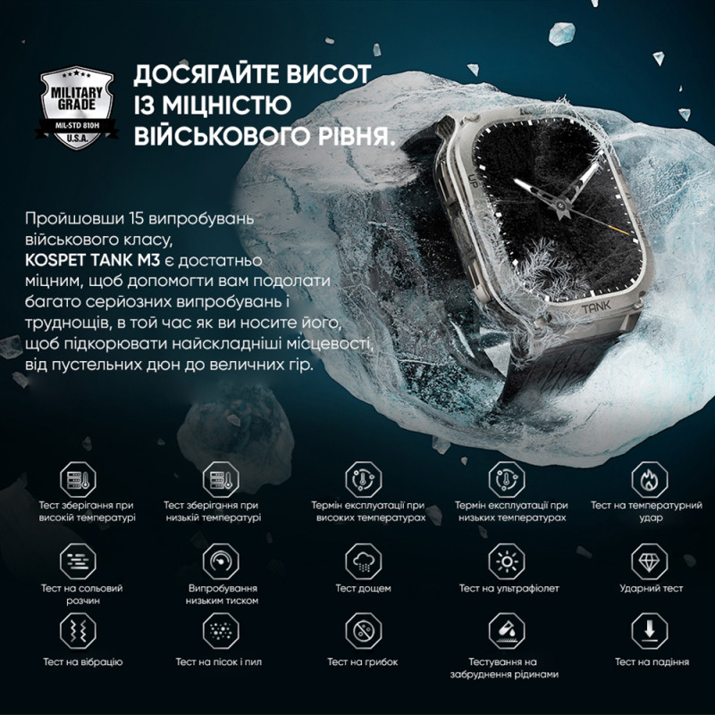 Kospet TANK M3 Black Watch