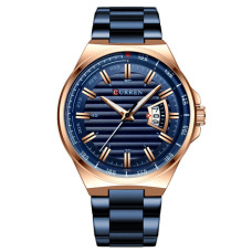 Часы  Curren 8375 Blue-Cuprum