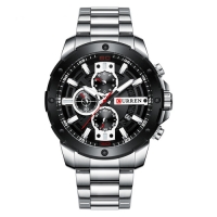 Watch Curren 8336 Silver-Black