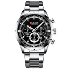 Часы  Curren 8355 Silver-Black