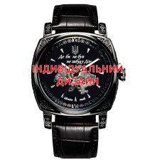 Годинник  Awarder 021 Black Leather Індивідуальний дизайн